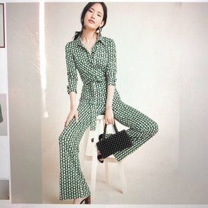 Diane von Furstenberg Silk Jersey Jumpsuit